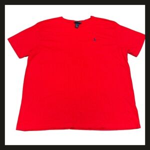 Polo Ralph Lauren T Shirt Mens Large Red Pony Embroidered Short Sleeve Y2K EUC